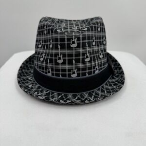 Fender Guitars Fedora Hat Unisex Size S/M Axe Plaid Strat Stratocaster New